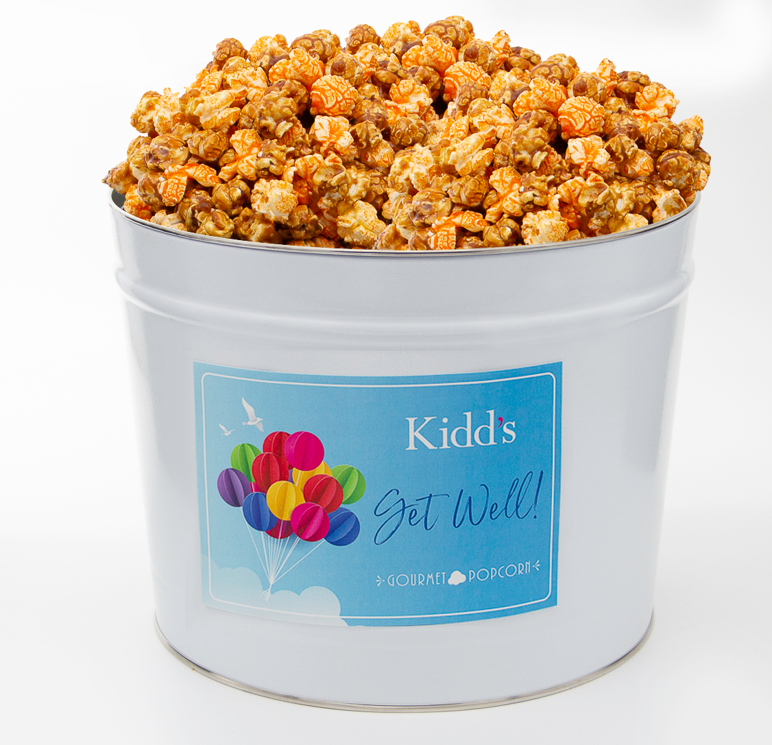 Get Well Popcorn Tins