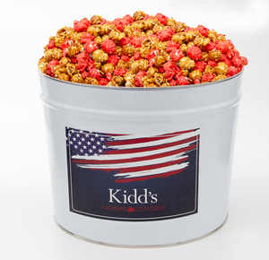 Patriotic American Flag Tins