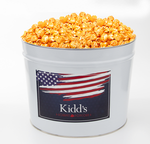 Patriotic American Flag Tins