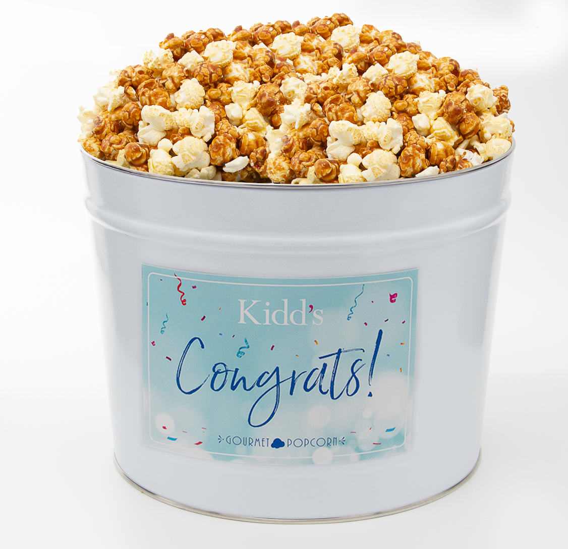 Congratulations Popcorn Tins