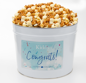 Congratulations Popcorn Tins