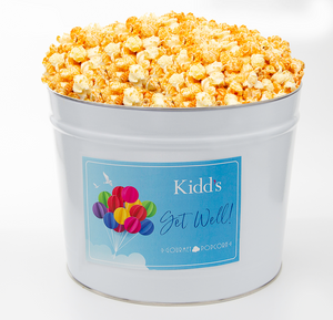 Get Well Popcorn Tins