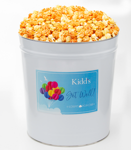 Get Well Popcorn Tins