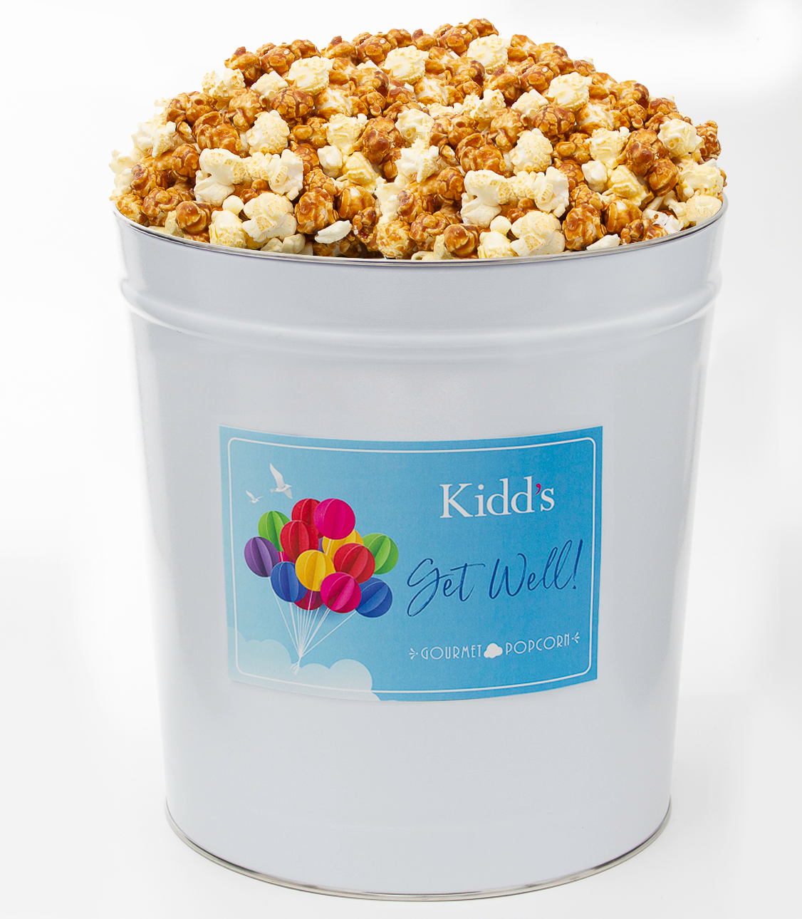 Get Well Popcorn Tins