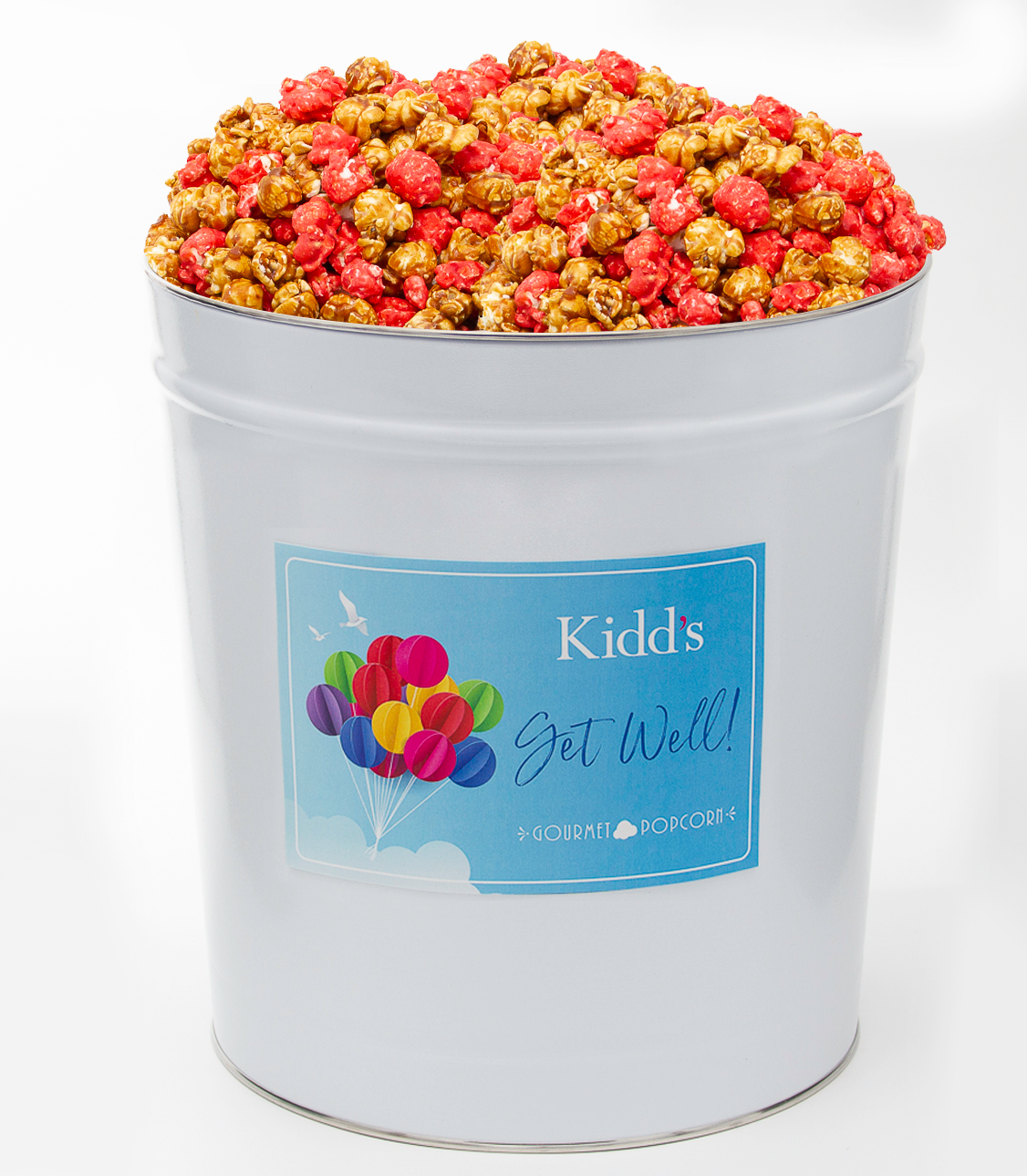 Get Well Popcorn Tins