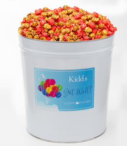 Get Well Popcorn Tins