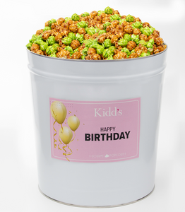 Happy Birthday Popcorn Tins