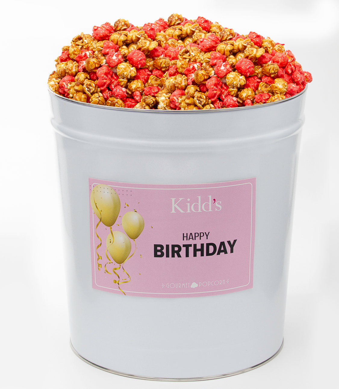 Happy Birthday Popcorn Tins