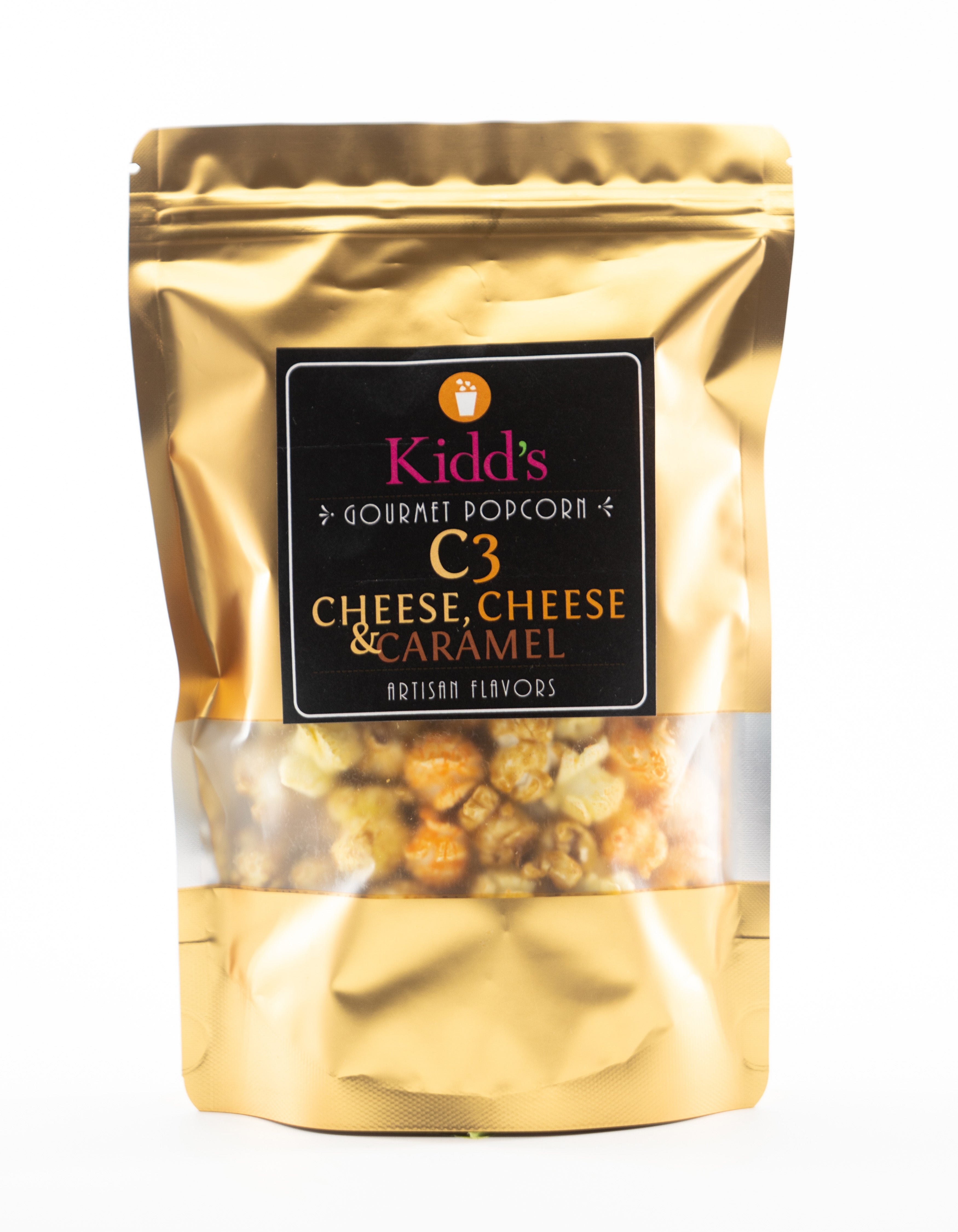 C3 - Cheese, White Cheddar & Caramel Popcorn