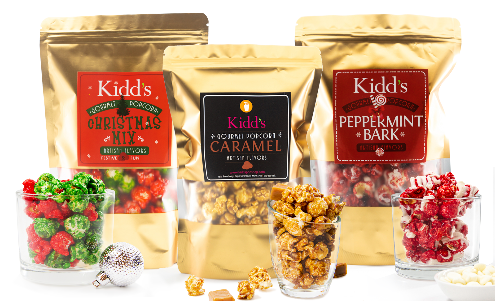 CHRISTMAS MIX - VANILLA CRUNCH POPCORN