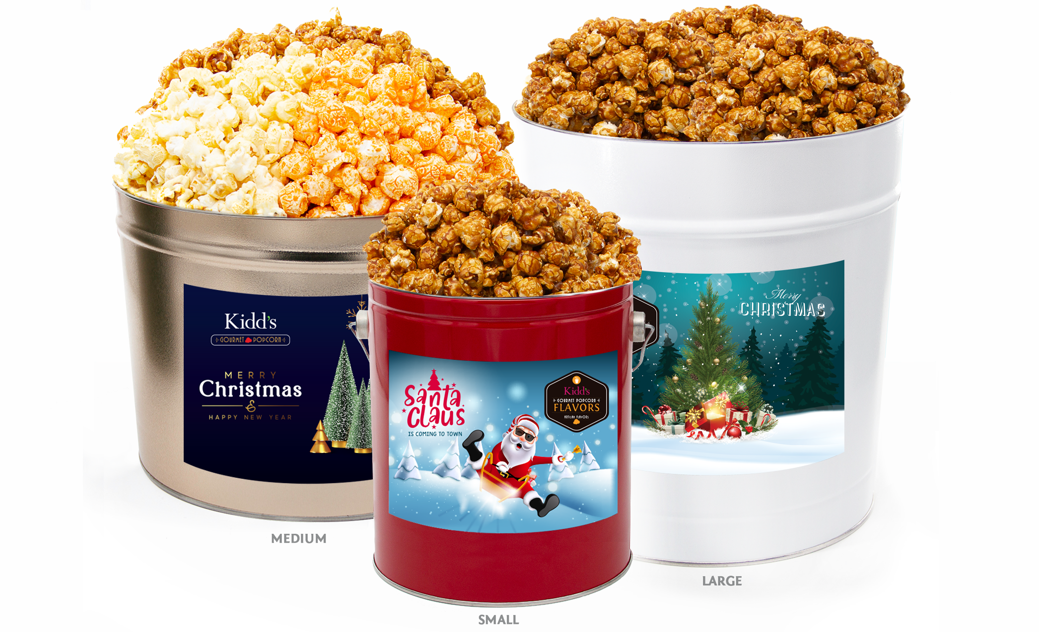 CHRISTMAS MIX - VANILLA CRUNCH POPCORN